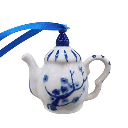 Delft Blue Ceramic Tabletop Ornament Amen Artisan