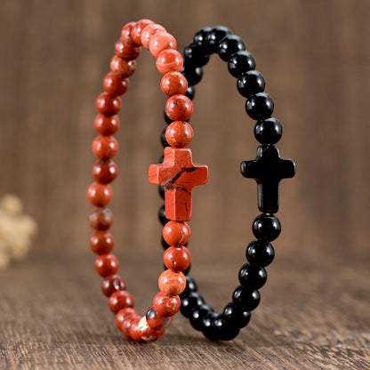 Halloween Gothic Cross Bracelet