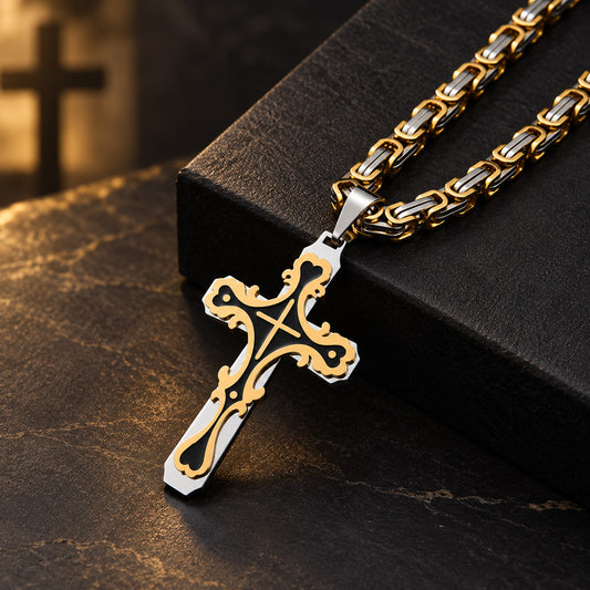 【LIMITED-TIME 50% OFF】Ornate Cross Necklace