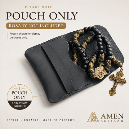 【Deal Today】St. Michael Paracord Rosary with Jesus Crucifix - Protection & Strength
