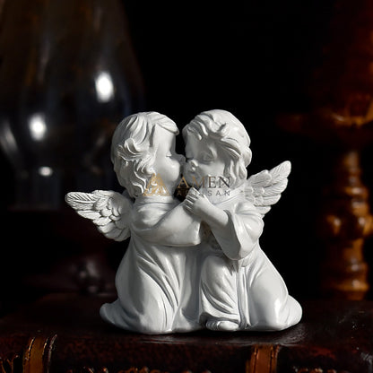 Little Angel Statue Figurine Amen Artisan
