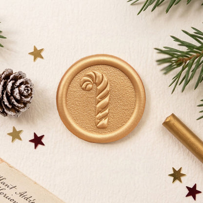 Christmas Gingerbread Wax Seal Stickers