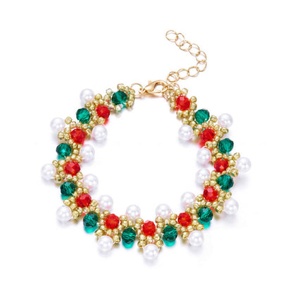 Christmas Beaded Bracelet