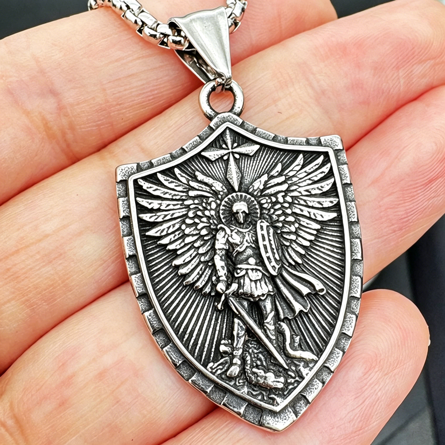 【Deal Today】St Michael Necklace - Amen Artisan | Amen Artisan