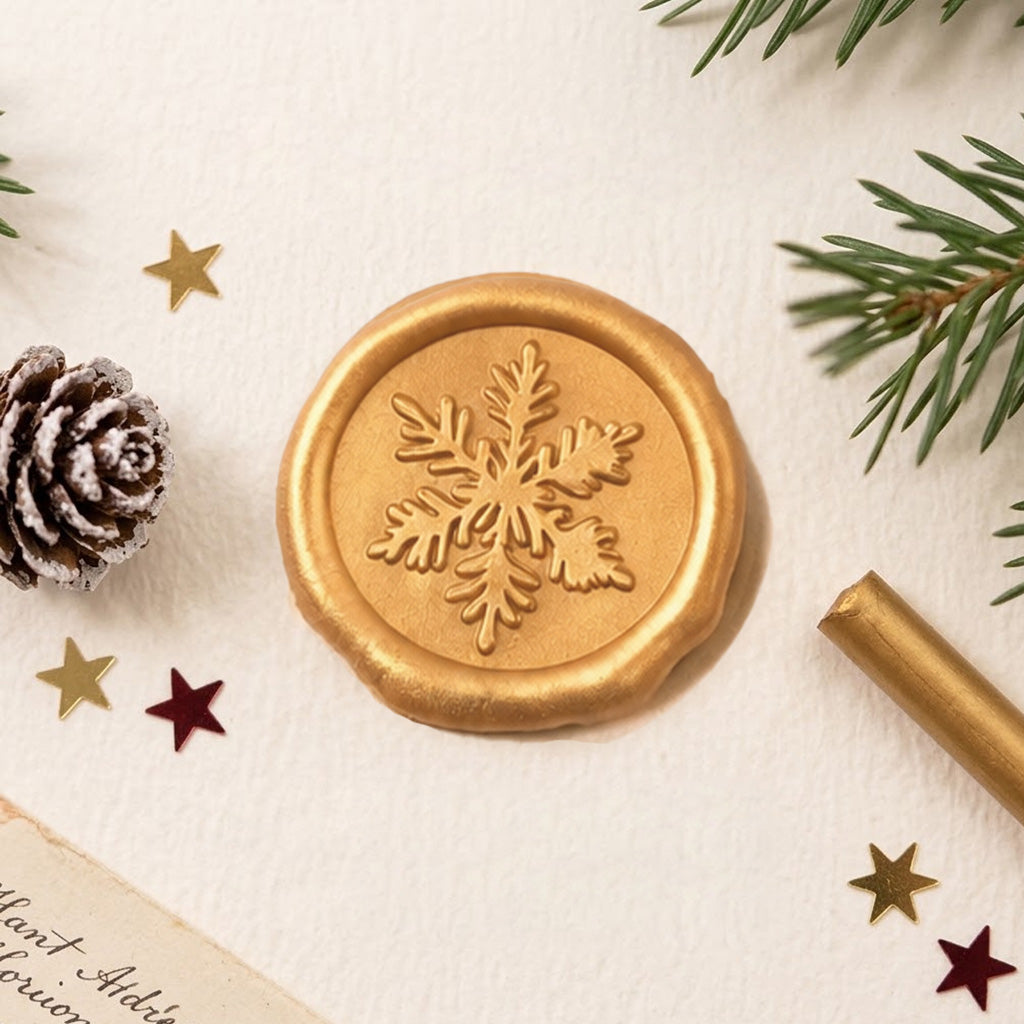 Christmas Gingerbread Wax Seal Stickers