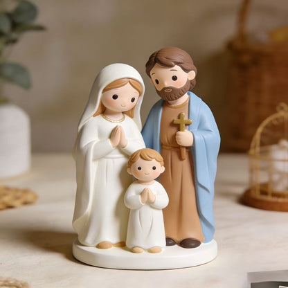 Little Holy Family Prayer Figurine — A Reminder to Pray for Those You Love | Amen Artisian