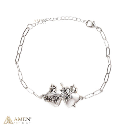 Catholic Sacred Heart Faith Bracelet