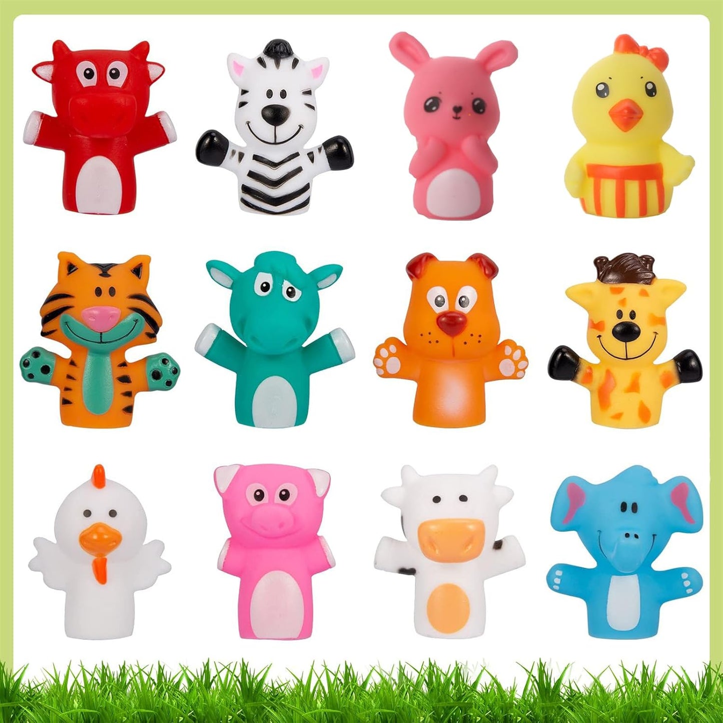 Prefilled Easter Eggs with Animal Finger Puppets Easter Egg Gift Set Amen Artisan