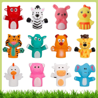 Prefilled Easter Eggs with Animal Finger Puppets Easter Egg Gift Set Amen Artisan