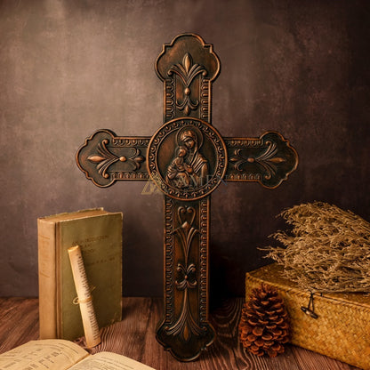 Madonna and Child Wood Carving Amen Artisan