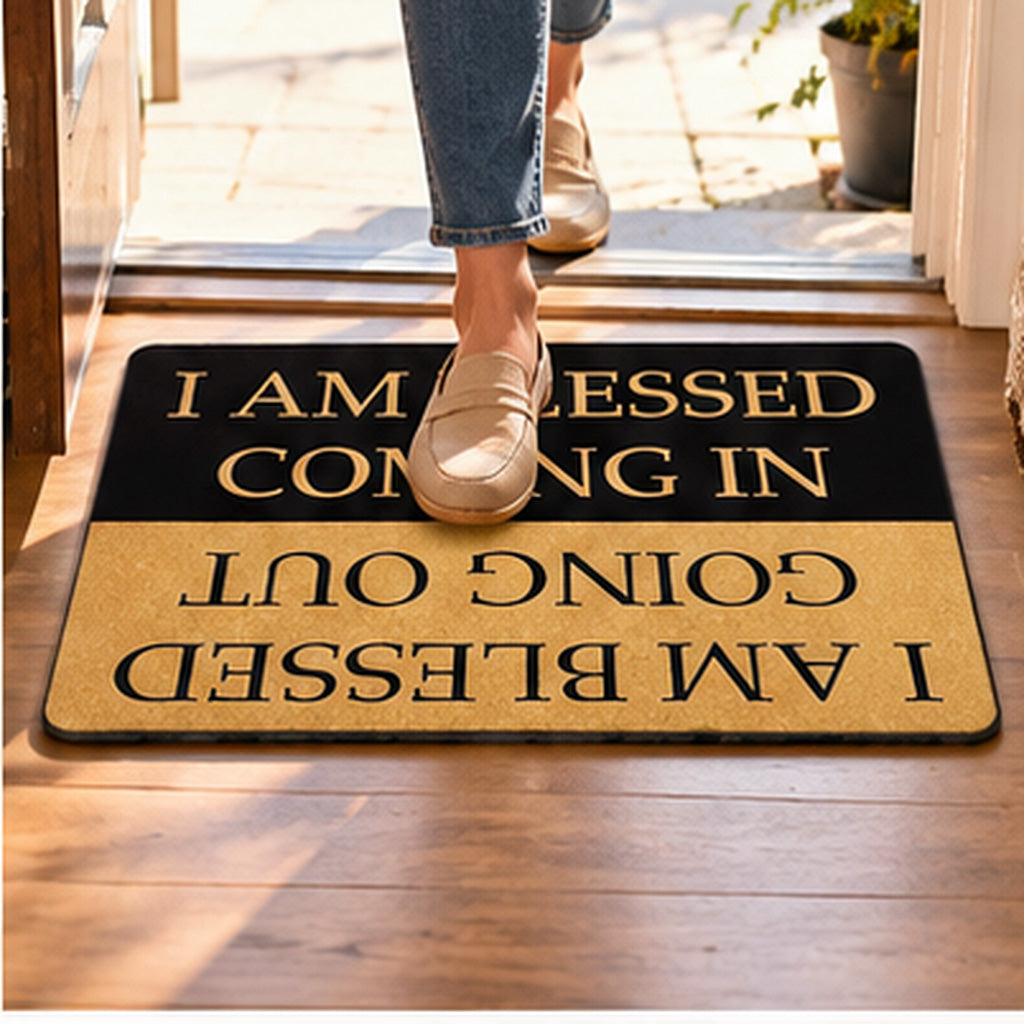 Blessed Coming In & Going Out – Two-Way Christian Doormat