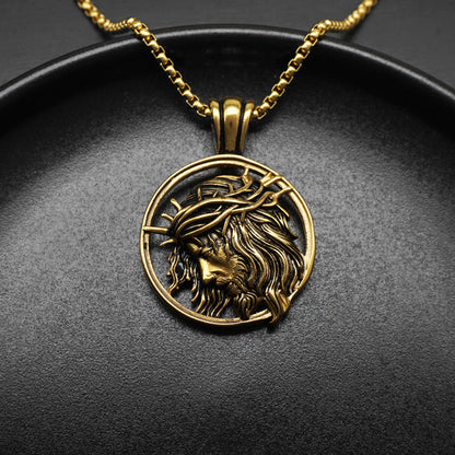 Jesus Crown of Thorns Pendant Necklace