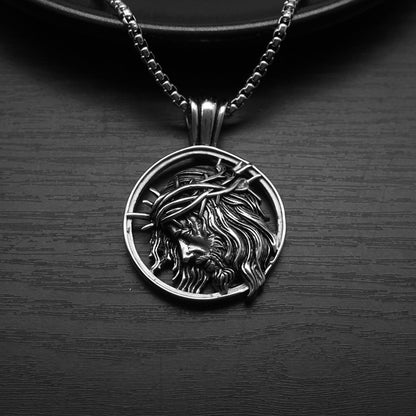 Jesus Crown of Thorns Pendant Necklace