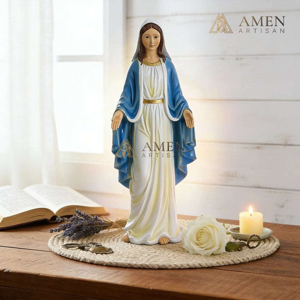 Virgin Mary Statue Amen Artisan