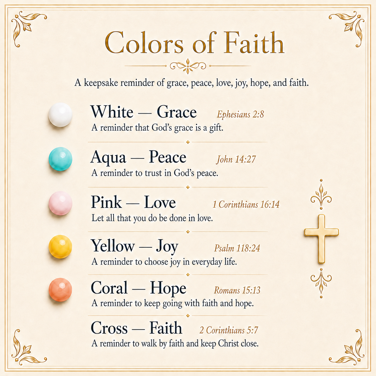 【DEAL TODAY】Colors of Faith Cross Bracelet