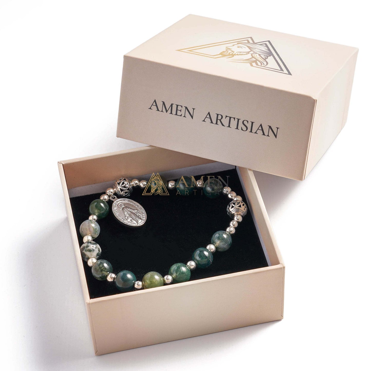 Natural Stone Bracelet Amen Artisan