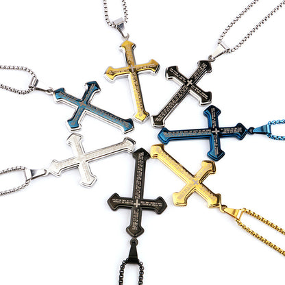 Lord’s Prayer Cross Pendant