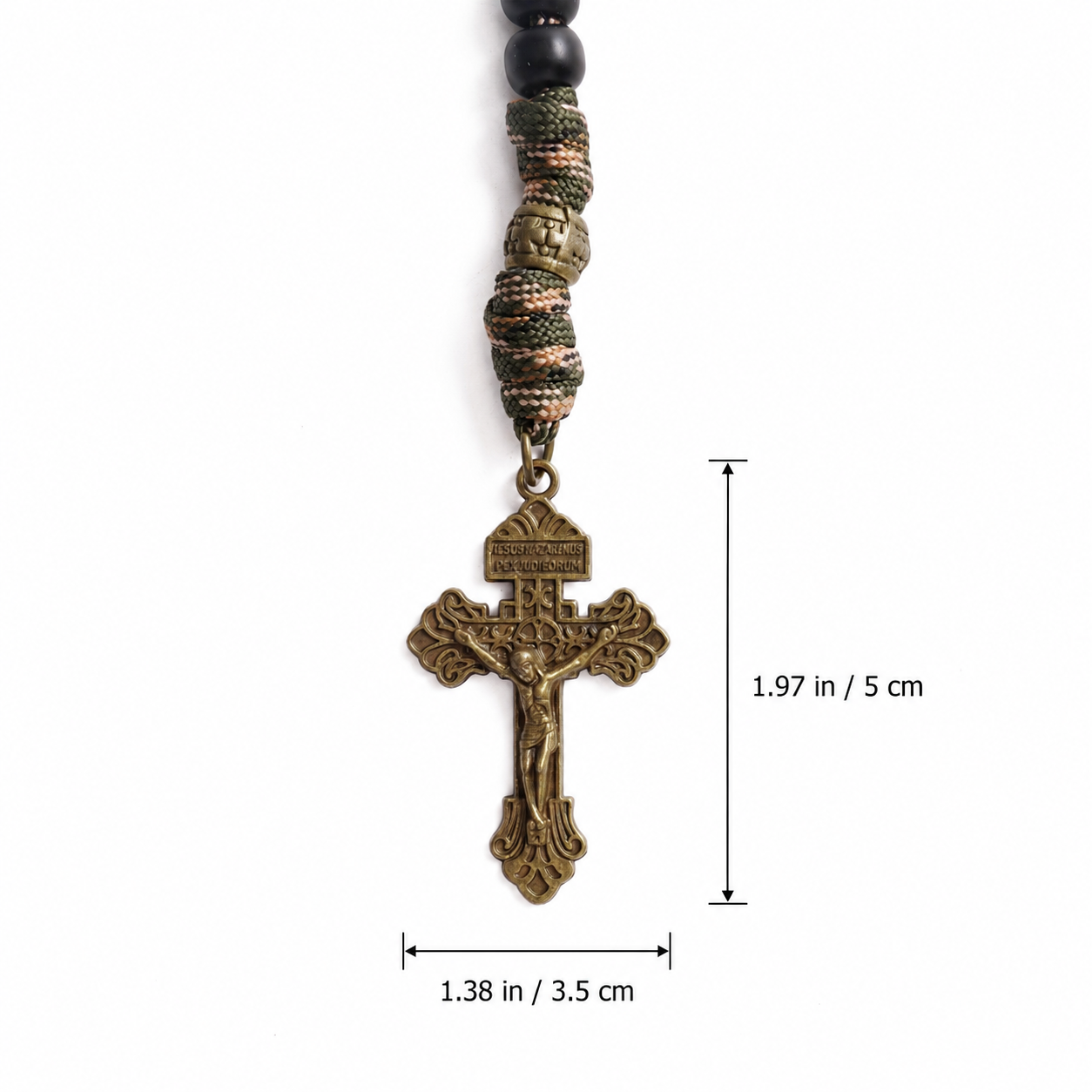 【Deal Today】Tactical Paracord Rosary – St. Michael Protection & Rugged Faith
