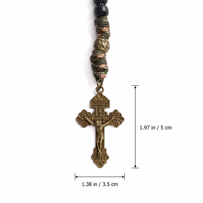 【Deal Today】Tactical Paracord Rosary – St. Michael Protection & Rugged Faith