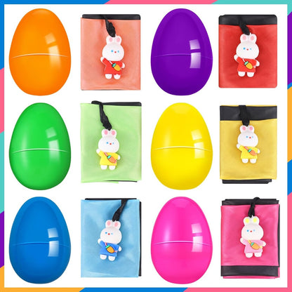 Prefilled Easter Eggs with Colorful Bunny Parachute Easter Egg Gift Set Amen Artisan