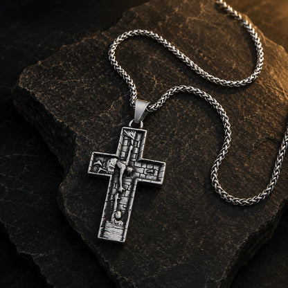 【Deal Today】Vintage Cross Pendant Necklace | Amen Artisan