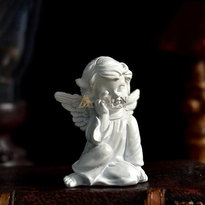 Little Angel Statue Figurine Amen Artisan