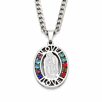 Our Lady of Guadalupe Medal Necklace