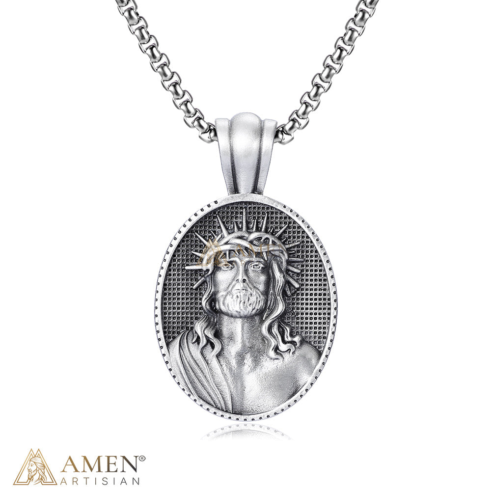 Jesus Christ Crown of Thorns Necklace | Amen Artisian
