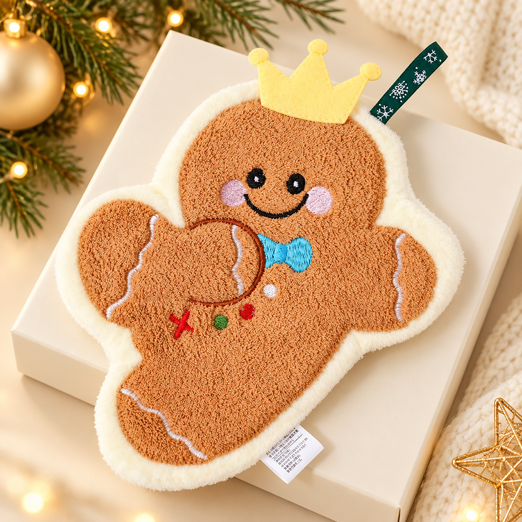 【DEAL TODAY】Gingerbread Christmas Hanging Hand Towel