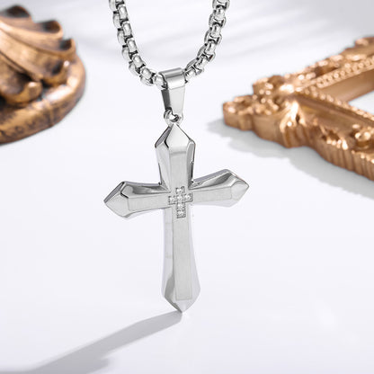 316 Stainless Steel Cross Necklace | Amen Artisian