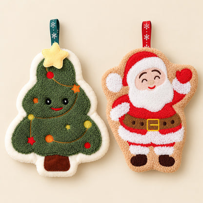 Gingerbread Christmas Hanging Hand Towel