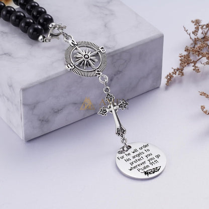 Cross Scripture Protection Car Charm Amen Artisan