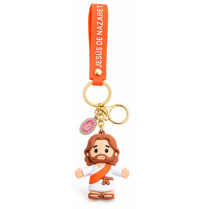 Jesus & Virgin Mary Keychain Charms | Amen Artisian