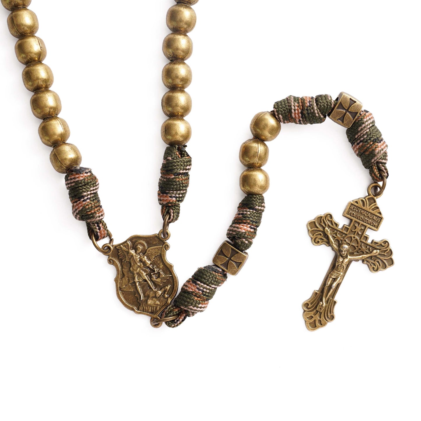 【Deal Today】Tactical Paracord Rosary – St. Michael Protection & Rugged Faith