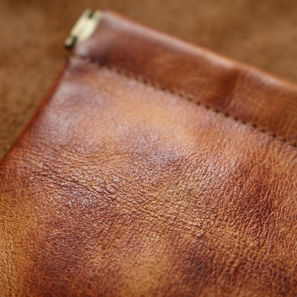 Genuine Leather Rosary Storage Pouch - Keep Your Rosary Close, Clean, and Protected