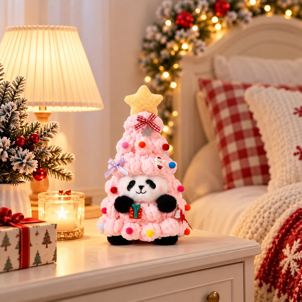 Panda Christmas Tree Plush Decoration