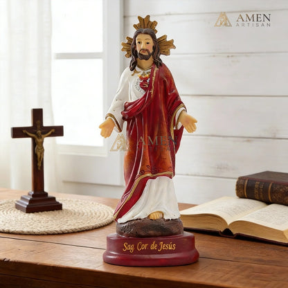 Sacred Heart of Jesus Statue Amen Artisan
