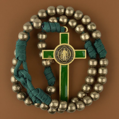 Rosario con crucifijo de paracord Amén Artesano