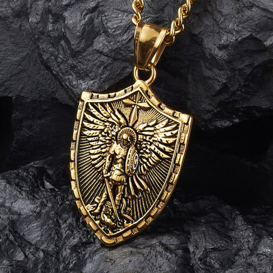 St Michael Necklace - Amen Artisan
